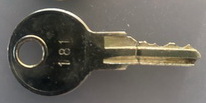 181 MK1 Key to Outdoor Sheds, Unknown Brand. See Pic